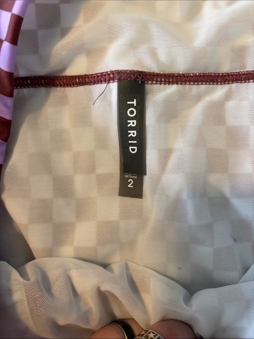 Torrid Plus Size 2X Bikini Top & Bottoms Strappy Chest - Picture 2 of 4
